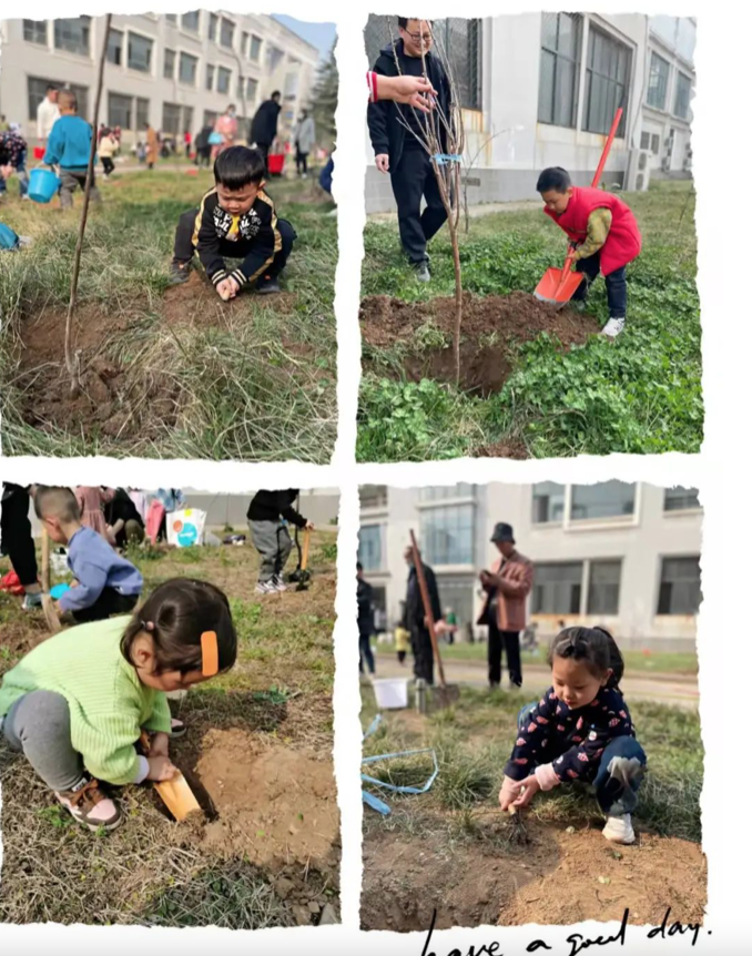 春生萬物，護綠先行——復興幼兒園植樹節(jié)活動